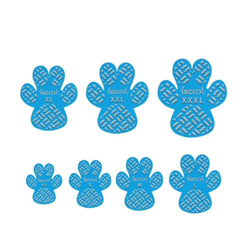 Heavy-Duty Non-Slip Dog Paw Grips 4 Pack Strong Adhesive Dog Foot Pads Protectors for Slippery Hardwood Tile Floors