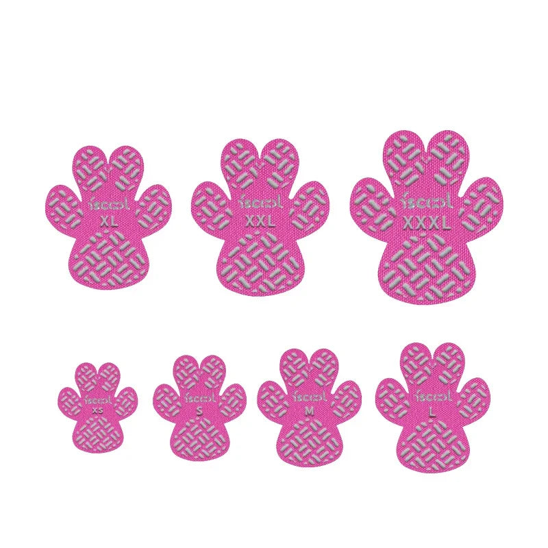 Heavy-Duty Non-Slip Dog Paw Grips 4 Pack Strong Adhesive Dog Foot Pads Protectors for Slippery Hardwood Tile Floors