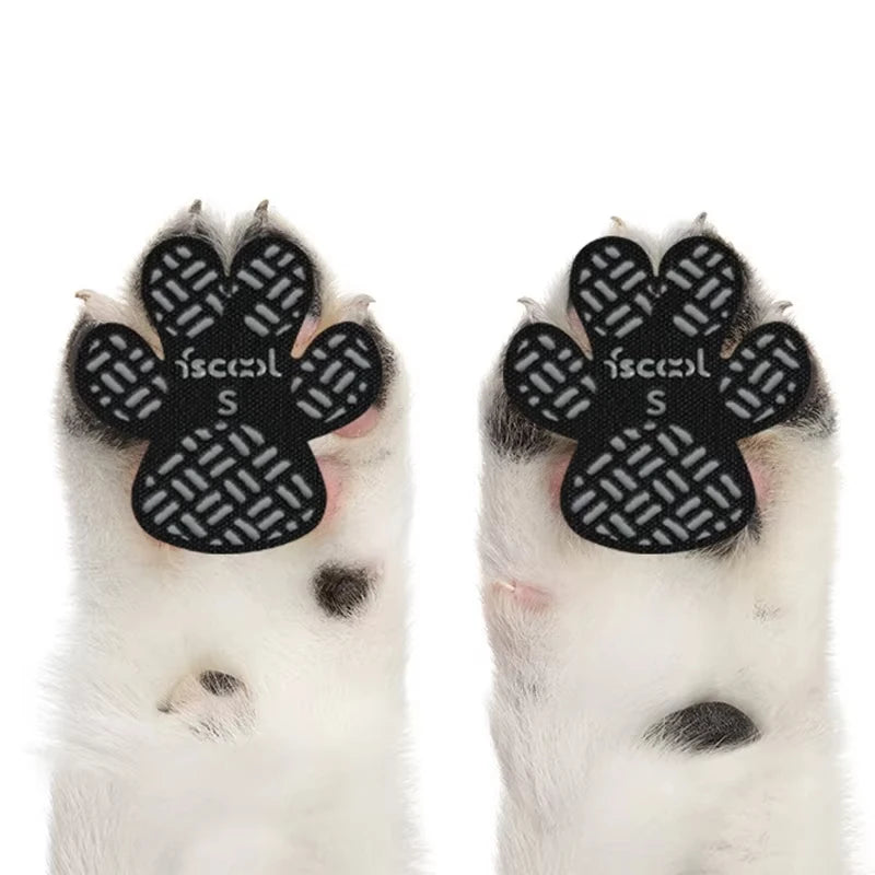 Heavy-Duty Non-Slip Dog Paw Grips 4 Pack Strong Adhesive Dog Foot Pads Protectors for Slippery Hardwood Tile Floors